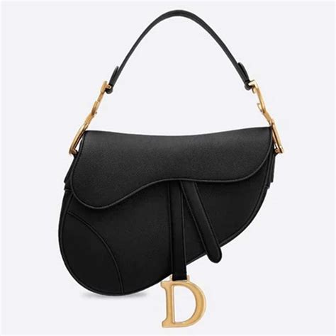 saddle dior black|Dior saddle bag black on.